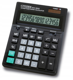 Kancelársky kalkulátor Citizen SDC-664S